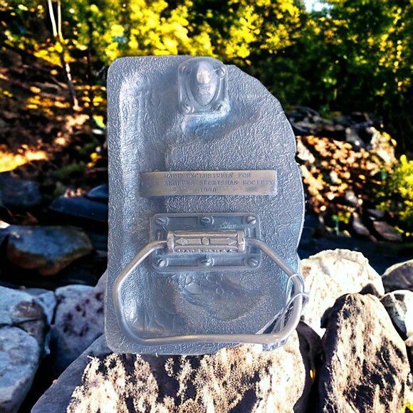 "RARE" 1990 BASS ANGLER SPORTSMAN SOCIETY FISHING BELT BUCKLE - Picture 3 of 8